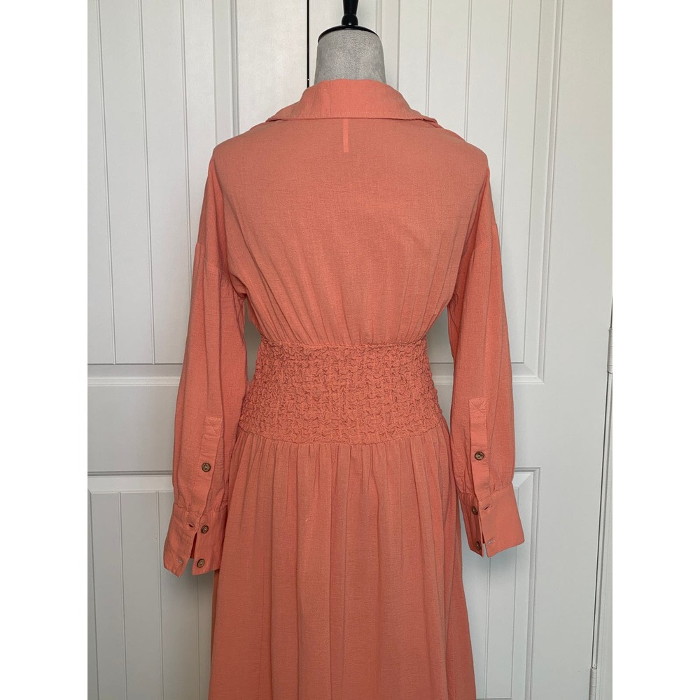 ❌❌SOLD❌❌Free People Midi/Maxi Peach Flowy Dress - Picture 6 of 6
